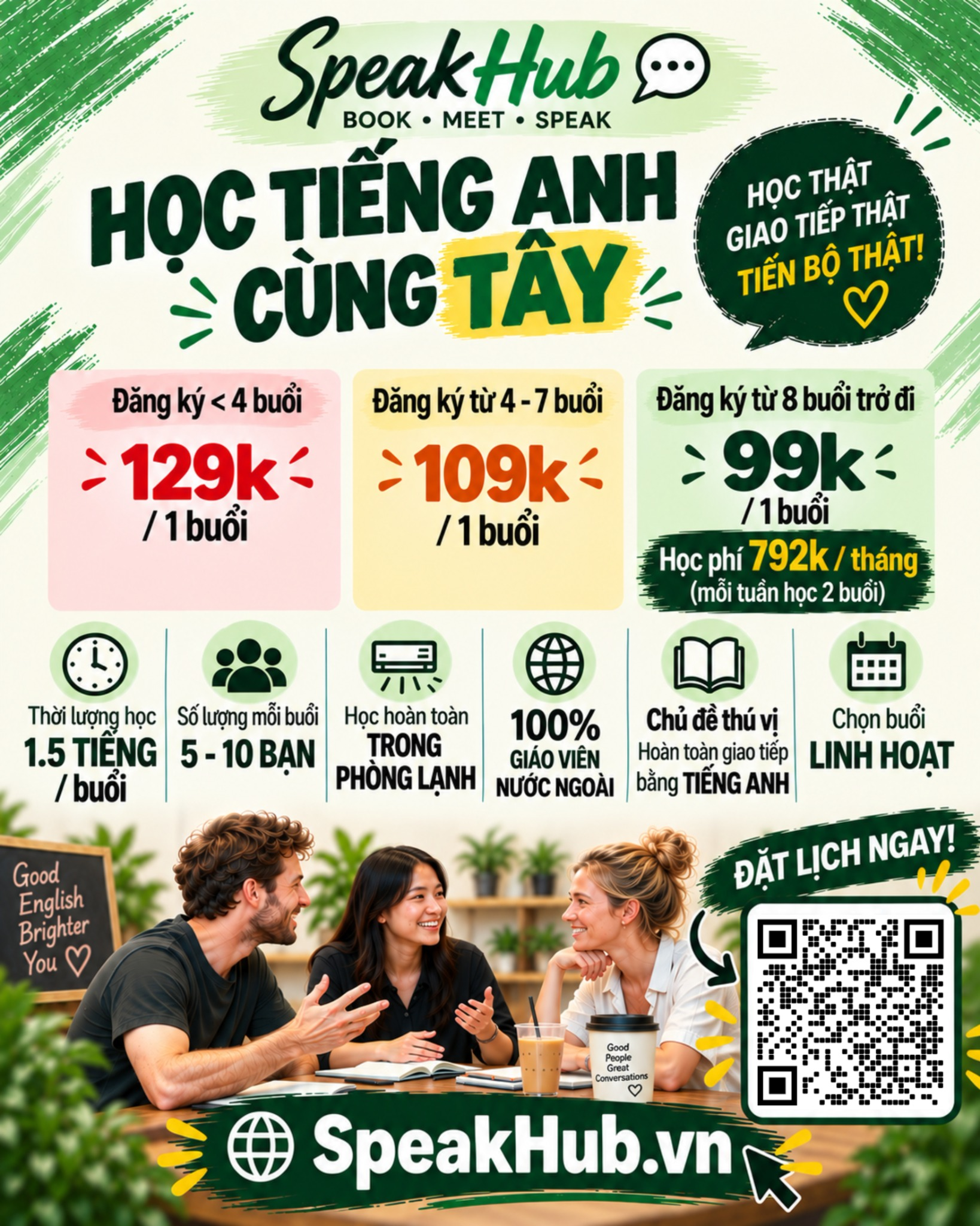 SpeakHub tại Khói Coffee