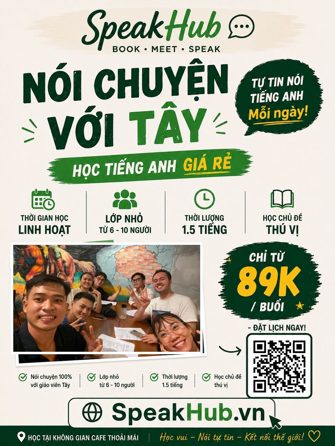 SpeakHub - Nói chuyện với Tây